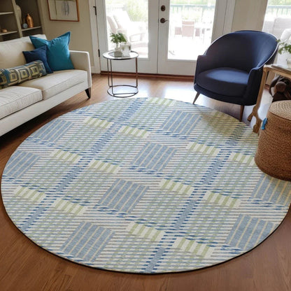 Lunara Blue Washable Indoor-Outdoor Rug-Outdoor Rugs-LOOMLAN Rugs-LOOMLAN