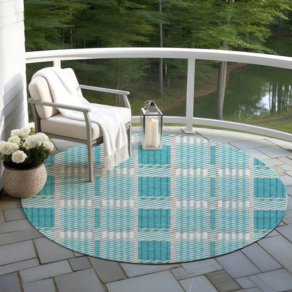 Lunara Teal Washable Indoor-Outdoor Rug-Outdoor Rugs-LOOMLAN Rugs-LOOMLAN