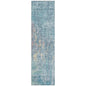 Lunisse Blue Washable Indoor - Outdoor Rug - LOOMLAN - LOOMLAN Rugs - Outdoor Rugs