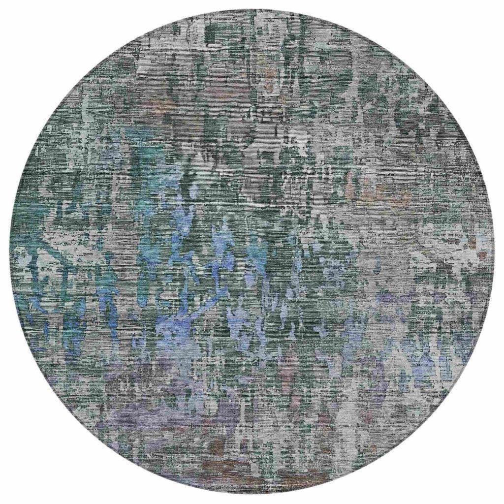 Lunisse Fern Washable Indoor - Outdoor Rug - LOOMLAN - LOOMLAN Rugs - Outdoor Rugs