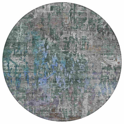 Lunisse Fern Washable Indoor - Outdoor Rug - LOOMLAN - LOOMLAN Rugs - Outdoor Rugs