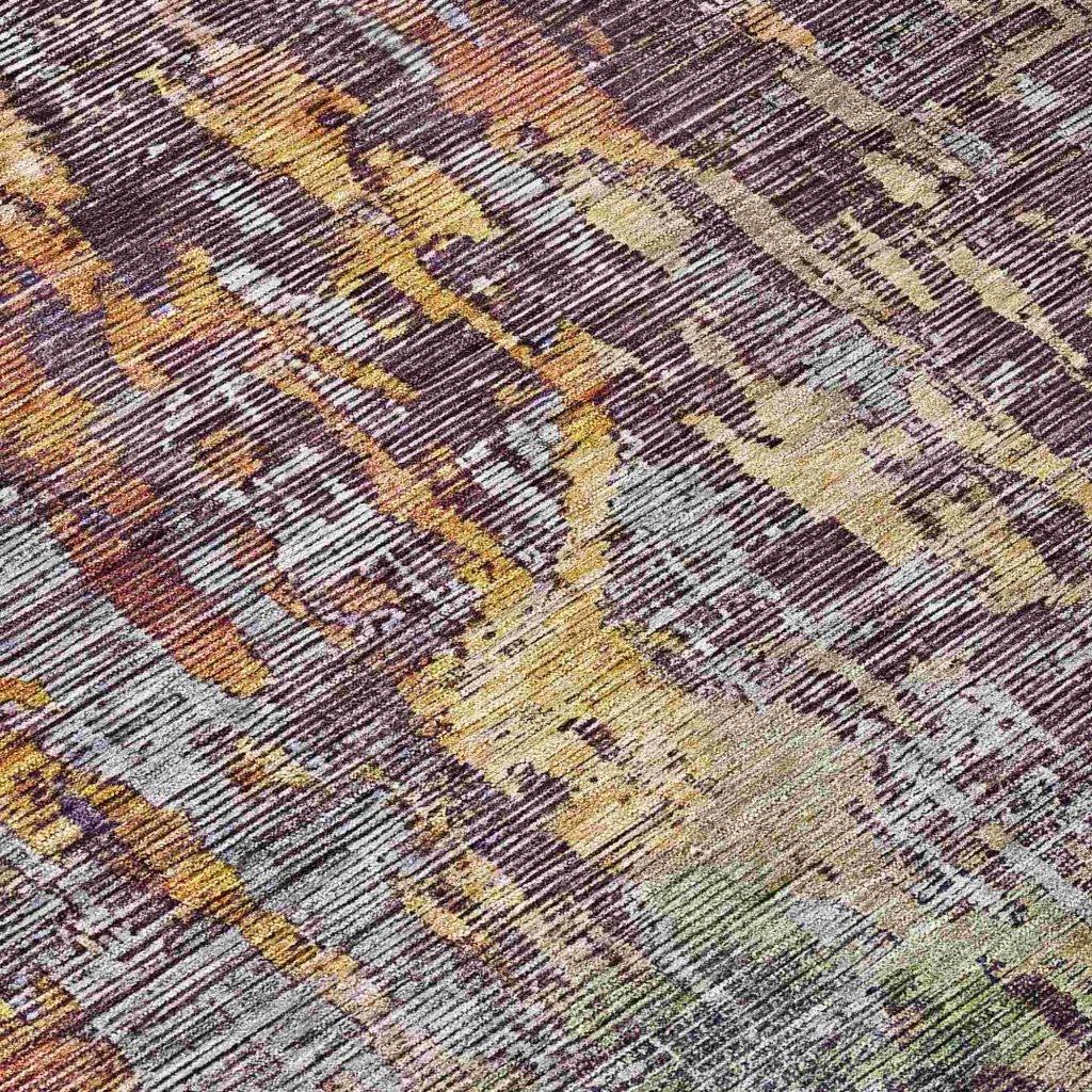 Lunisse Gray Washable Indoor - Outdoor Rug - LOOMLAN - LOOMLAN Rugs - Outdoor Rugs