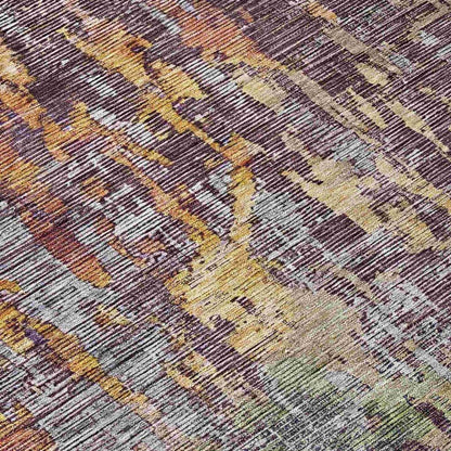 Lunisse Gray Washable Indoor - Outdoor Rug - LOOMLAN - LOOMLAN Rugs - Outdoor Rugs