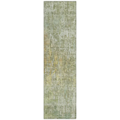 Lunisse Green Washable Indoor - Outdoor Rug - LOOMLAN - LOOMLAN Rugs - Outdoor Rugs