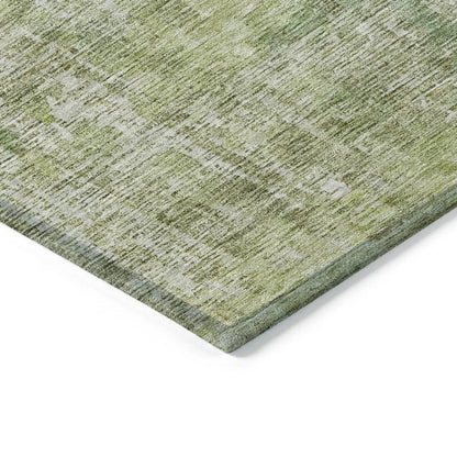 Lunisse Green Washable Indoor - Outdoor Rug - LOOMLAN - LOOMLAN Rugs - Outdoor Rugs