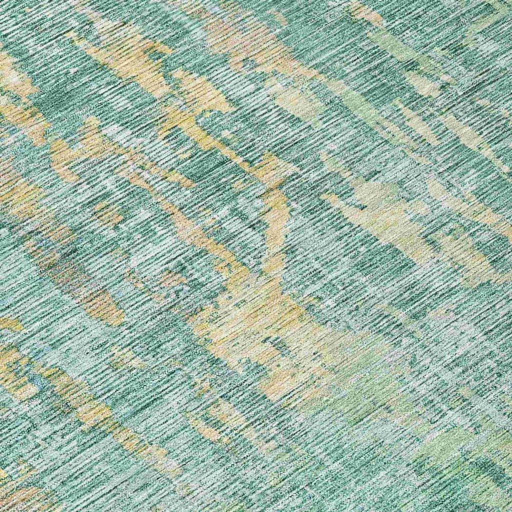 Lunisse Teal Washable Indoor - Outdoor Rug - LOOMLAN - LOOMLAN Rugs - Outdoor Rugs