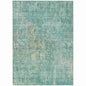 Lunisse Teal Washable Indoor - Outdoor Rug - LOOMLAN - LOOMLAN Rugs - Outdoor Rugs