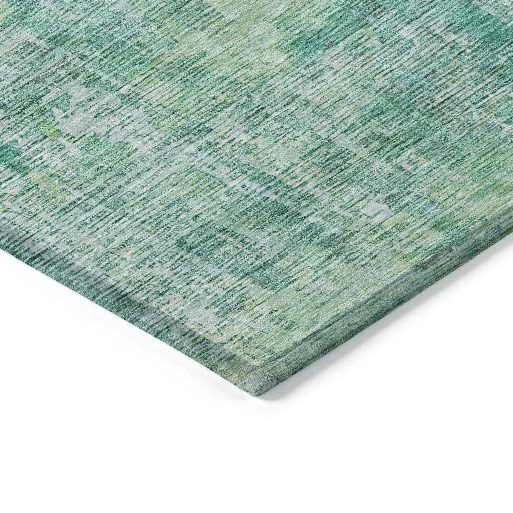 Lunisse Teal Washable Indoor - Outdoor Rug - LOOMLAN - LOOMLAN Rugs - Outdoor Rugs