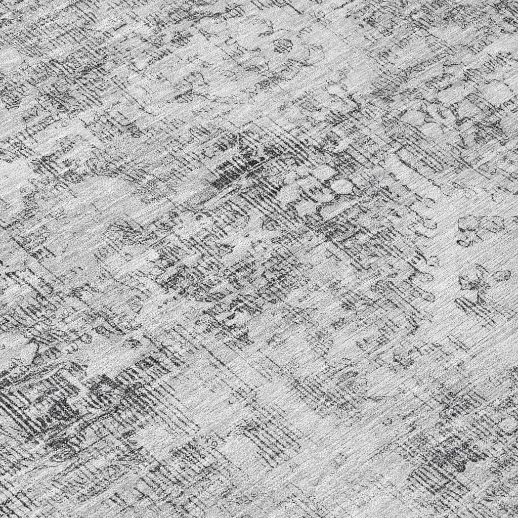 Lurea Gray Washable Indoor - Outdoor Rug - LOOMLAN - LOOMLAN Rugs - Outdoor Rugs