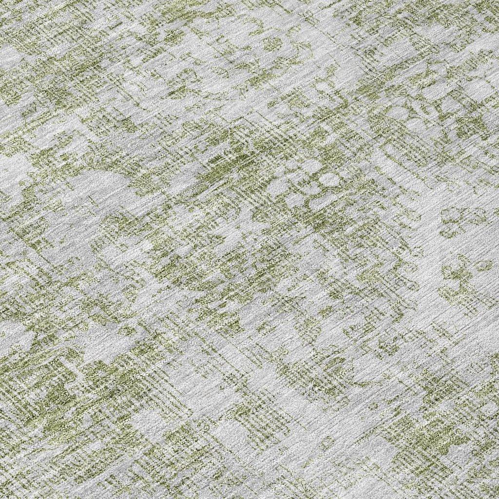 Lurea Green Washable Indoor - Outdoor Rug - LOOMLAN - LOOMLAN Rugs - Outdoor Rugs