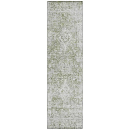 Lurea Green Washable Indoor - Outdoor Rug - LOOMLAN - LOOMLAN Rugs - Outdoor Rugs