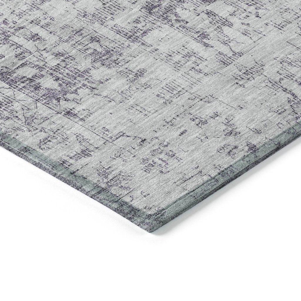 Lurea Purple Washable Indoor - Outdoor Rug - LOOMLAN - LOOMLAN Rugs - Outdoor Rugs