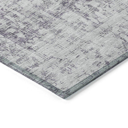 Lurea Purple Washable Indoor - Outdoor Rug - LOOMLAN - LOOMLAN Rugs - Outdoor Rugs