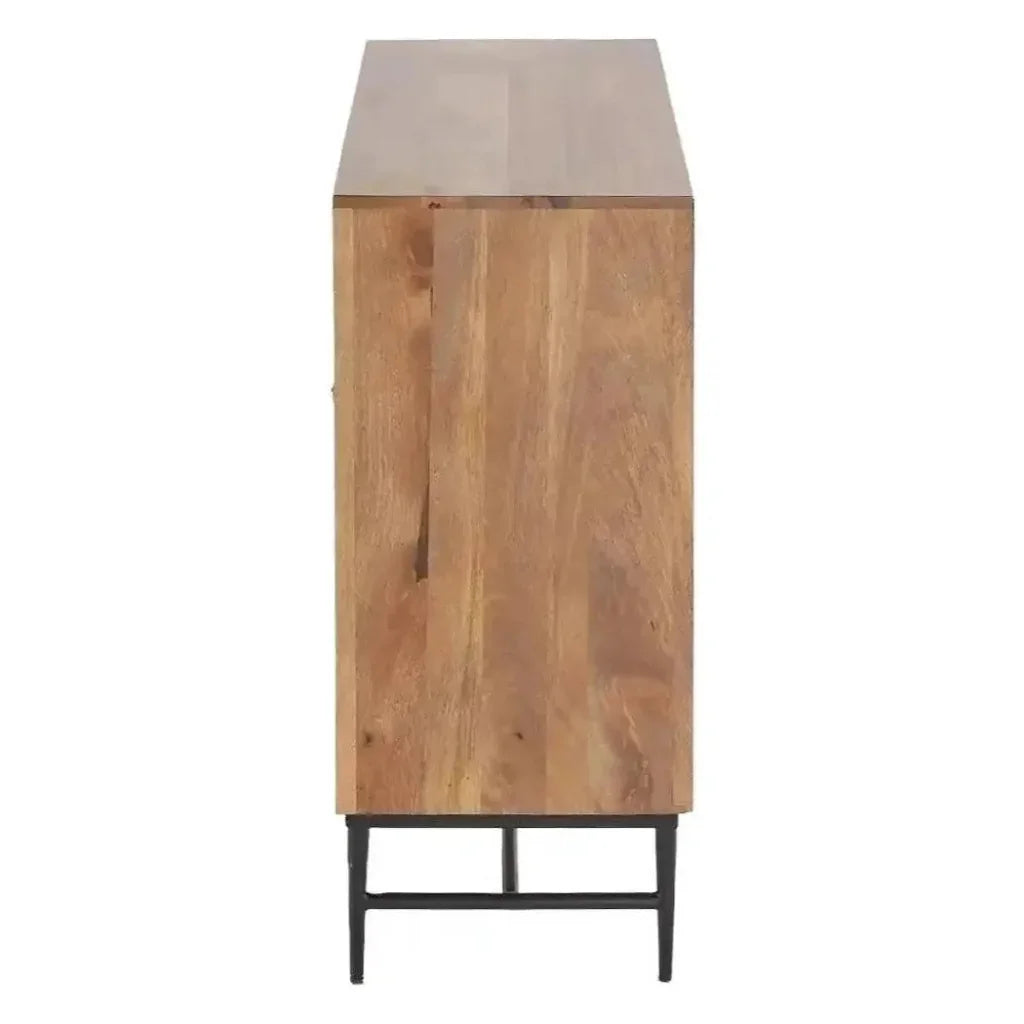 Dione Bone Inlay Designed 2 Door Cabinet - LOOMLAN - LOOMLAN - Accent Cabinets