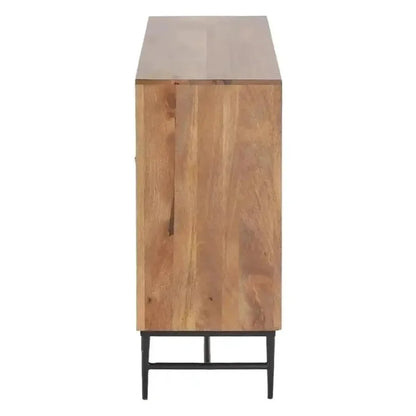 Dione Bone Inlay Designed 2 Door Cabinet - LOOMLAN - LOOMLAN - Accent Cabinets