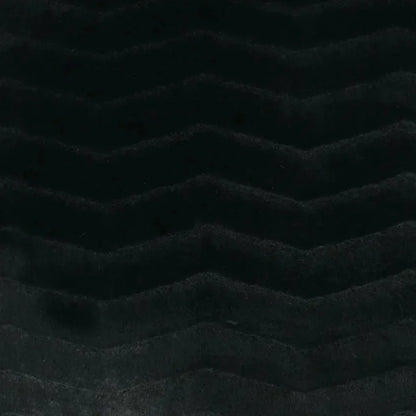 Lush Chevron Faux Fur Black Large Throw Pillow Insert - LOOMLAN - D.V. Kap - Throw Pillows