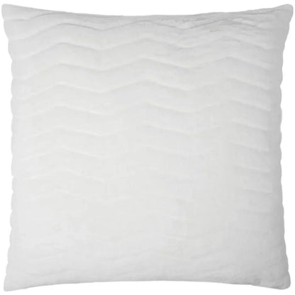 Lush Chevron Snow White Throw Pillow Insert - LOOMLAN - D.V. Kap - Throw Pillows