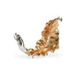 Lush Leaf Sculpture Med Gold Sculpture - LOOMLAN - Wildwood - Statues & Sculptures
