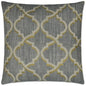 Lustrous Lattice Graphite Grey Throw Pillow Insert - LOOMLAN - D.V. Kap - Throw Pillows
