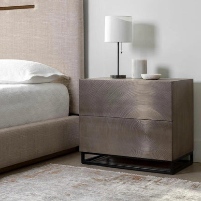 Lutana Nightstand With Ample Storage And - LOOMLAN - SUNPAN - Nightstands