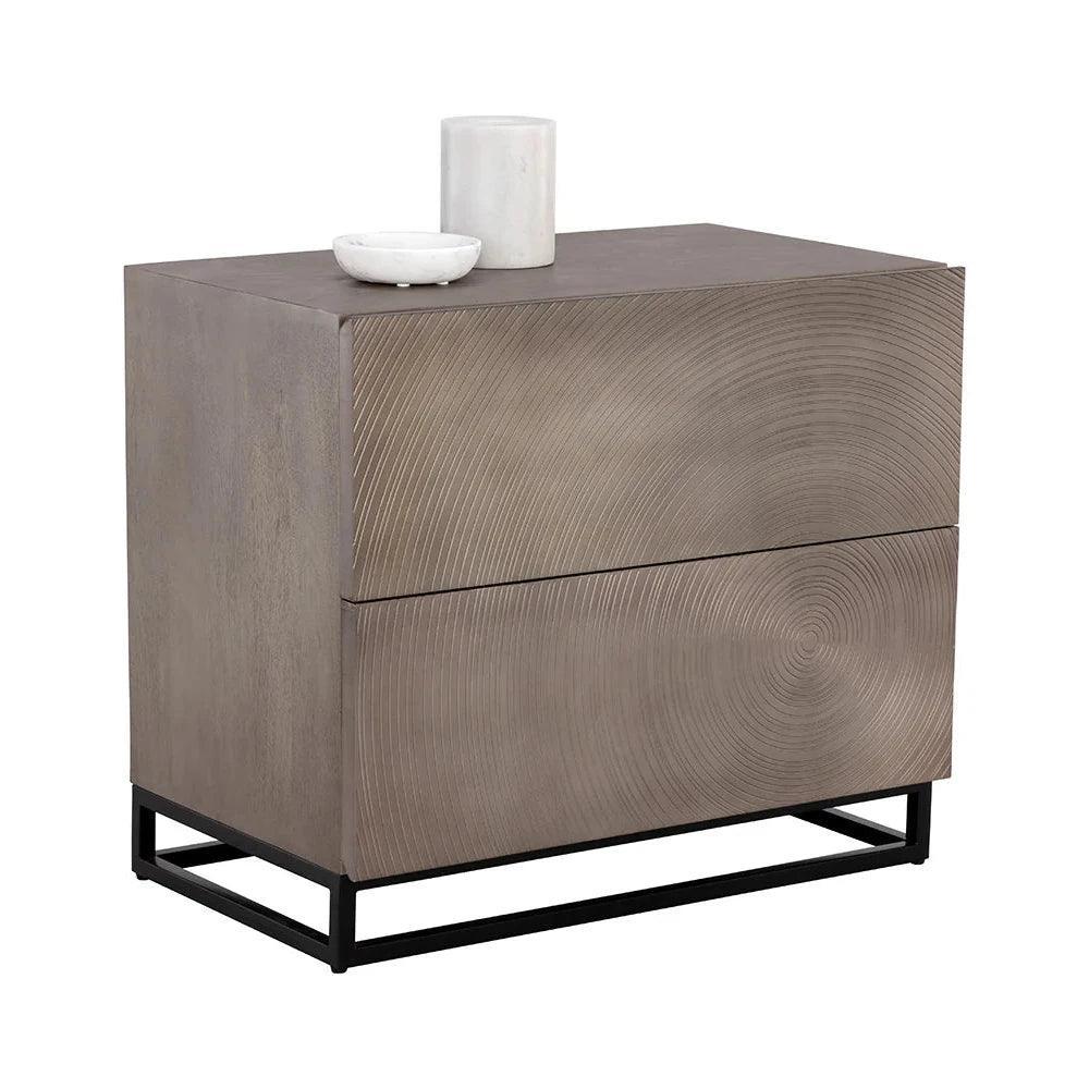 Lutana Nightstand With Ample Storage And - LOOMLAN - SUNPAN - Nightstands