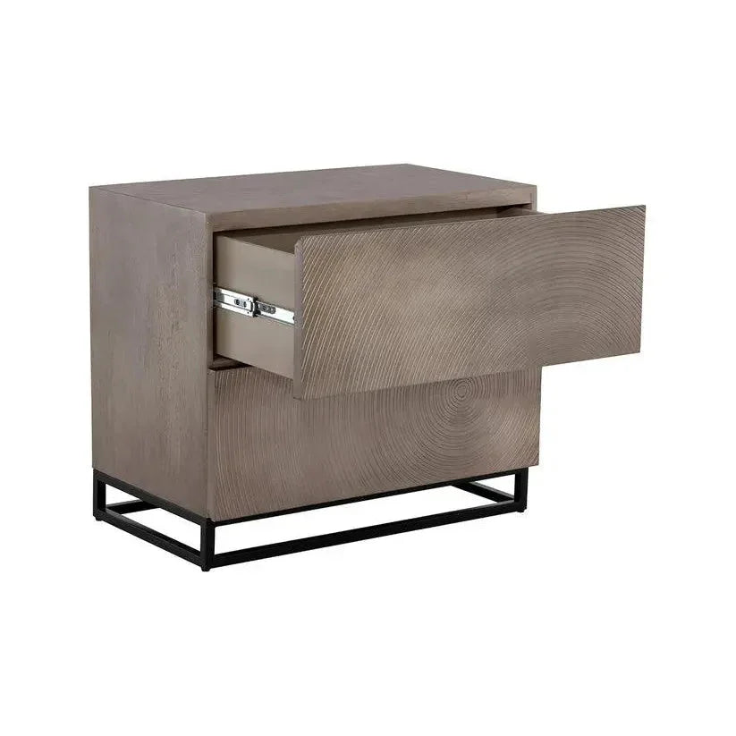 Lutana Nightstand With Ample Storage And - LOOMLAN - SUNPAN - Nightstands