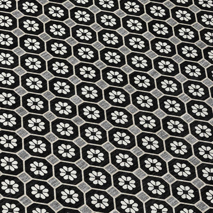 Luthira Black Washable Indoor - Outdoor Rug - LOOMLAN - LOOMLAN Rugs - Outdoor Rugs