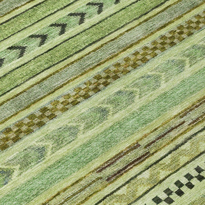 Luthyra Aloe Washable Indoor - Outdoor Rug - LOOMLAN - LOOMLAN Rugs - Outdoor Rugs