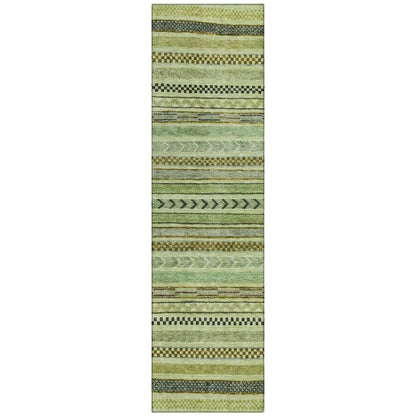 Luthyra Aloe Washable Indoor - Outdoor Rug - LOOMLAN - LOOMLAN Rugs - Outdoor Rugs