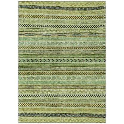 Luthyra Aloe Washable Indoor - Outdoor Rug - LOOMLAN - LOOMLAN Rugs - Outdoor Rugs