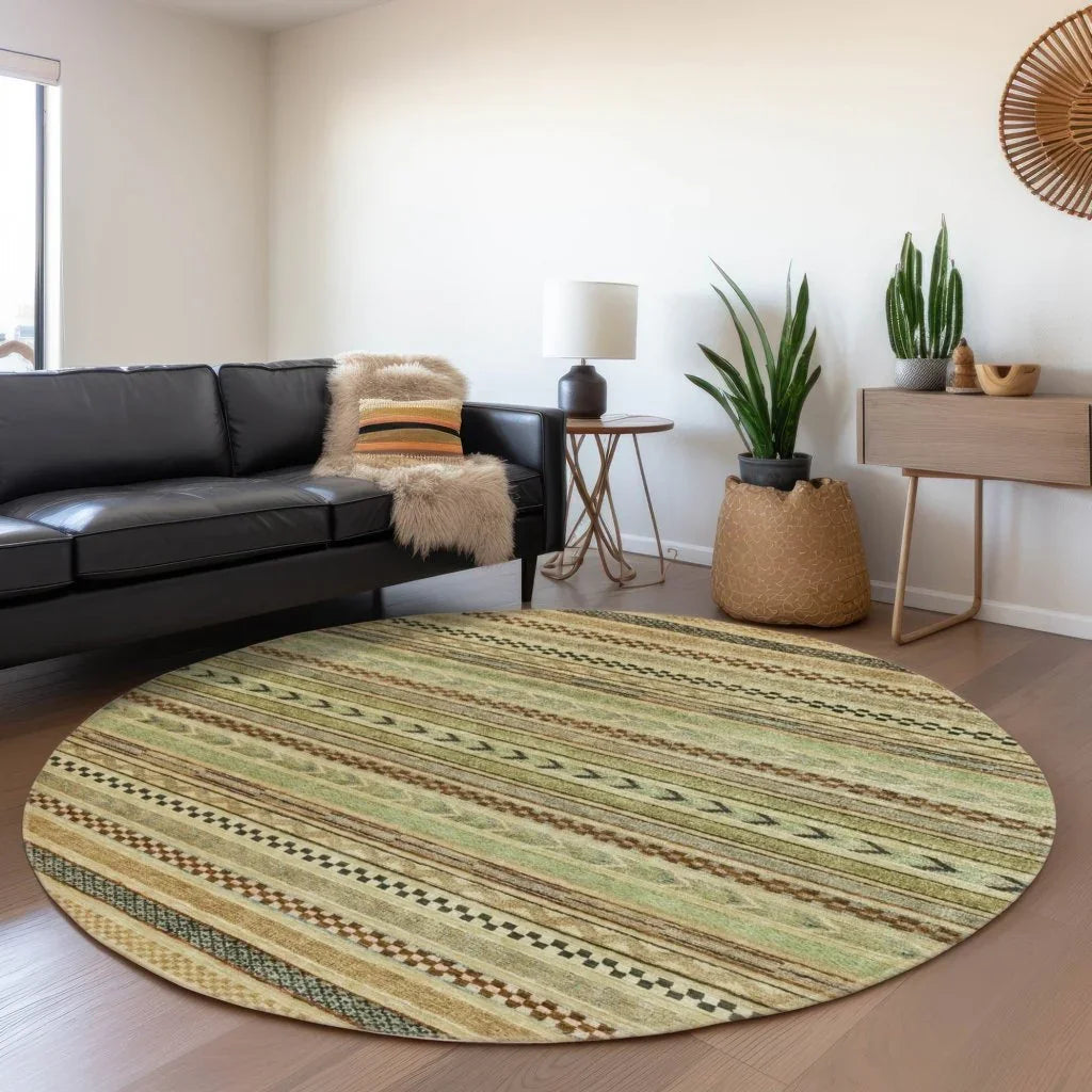 Luthyra Beige Washable Indoor - Outdoor Rug - LOOMLAN - LOOMLAN Rugs - Outdoor Rugs