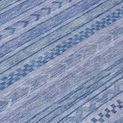 Luthyra Denim Washable Indoor - Outdoor Rug - LOOMLAN - LOOMLAN Rugs - Outdoor Rugs