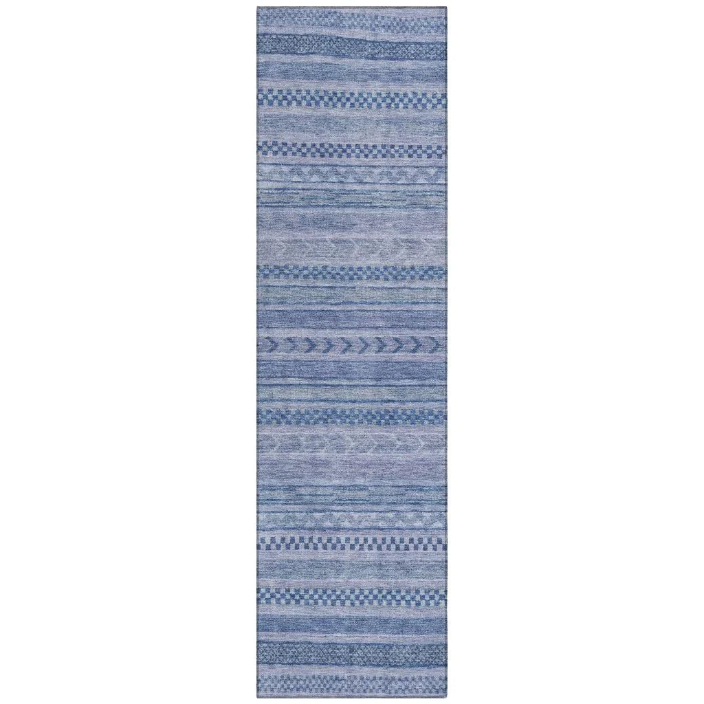 Luthyra Denim Washable Indoor - Outdoor Rug - LOOMLAN - LOOMLAN Rugs - Outdoor Rugs