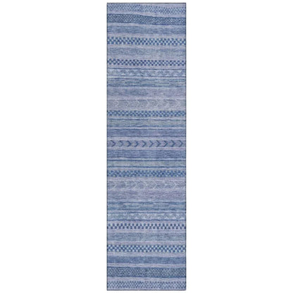 Luthyra Denim Washable Indoor - Outdoor Rug - LOOMLAN - LOOMLAN Rugs - Outdoor Rugs