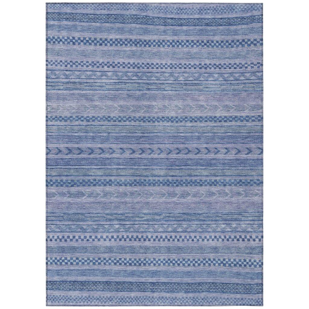 Luthyra Denim Washable Indoor - Outdoor Rug - LOOMLAN - LOOMLAN Rugs - Outdoor Rugs