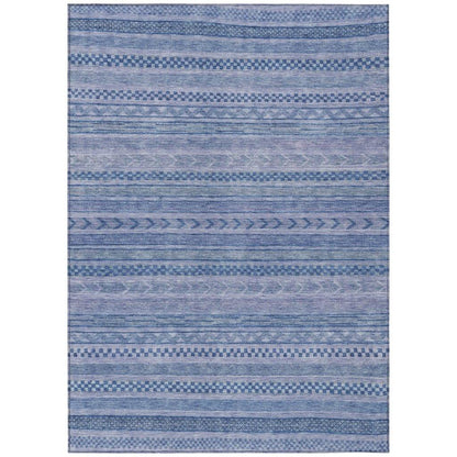 Luthyra Denim Washable Indoor - Outdoor Rug - LOOMLAN - LOOMLAN Rugs - Outdoor Rugs