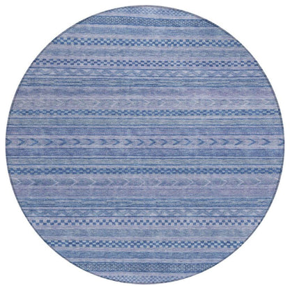 Luthyra Denim Washable Indoor - Outdoor Rug - LOOMLAN - LOOMLAN Rugs - Outdoor Rugs