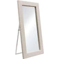 Luxe Free-Standing Mirror in Sand Linen-Floor Mirrors-Diamond Sofa-LOOMLAN