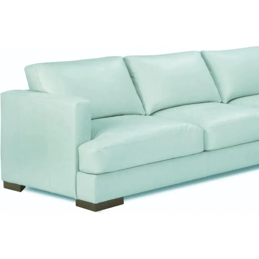 Luxurious Malibu Grain Leather L - Shaped Sectional Couch - LOOMLAN - One For Victory - Sectionals