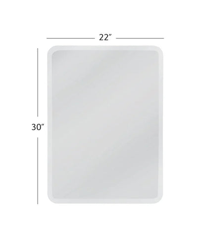 Luzerene Modern Design Wall Mirror - LOOMLAN - Bassett Mirror - Wall Mirrors