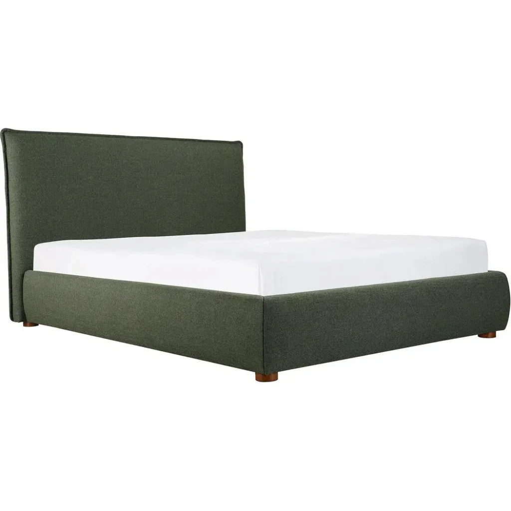 Luzon Wood Green Bed - LOOMLAN - Moe's Home - Beds