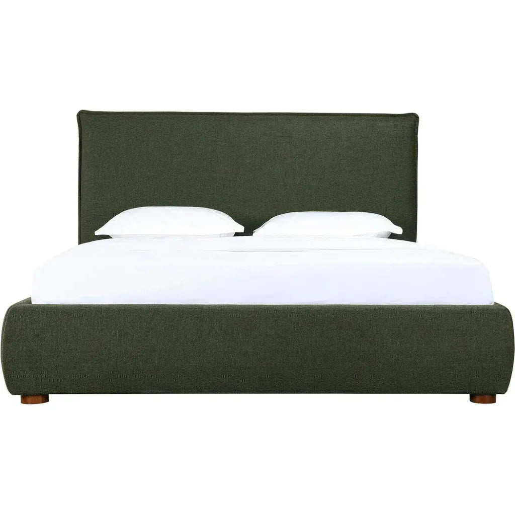 Luzon Wood Green Bed - LOOMLAN - Moe's Home - Beds