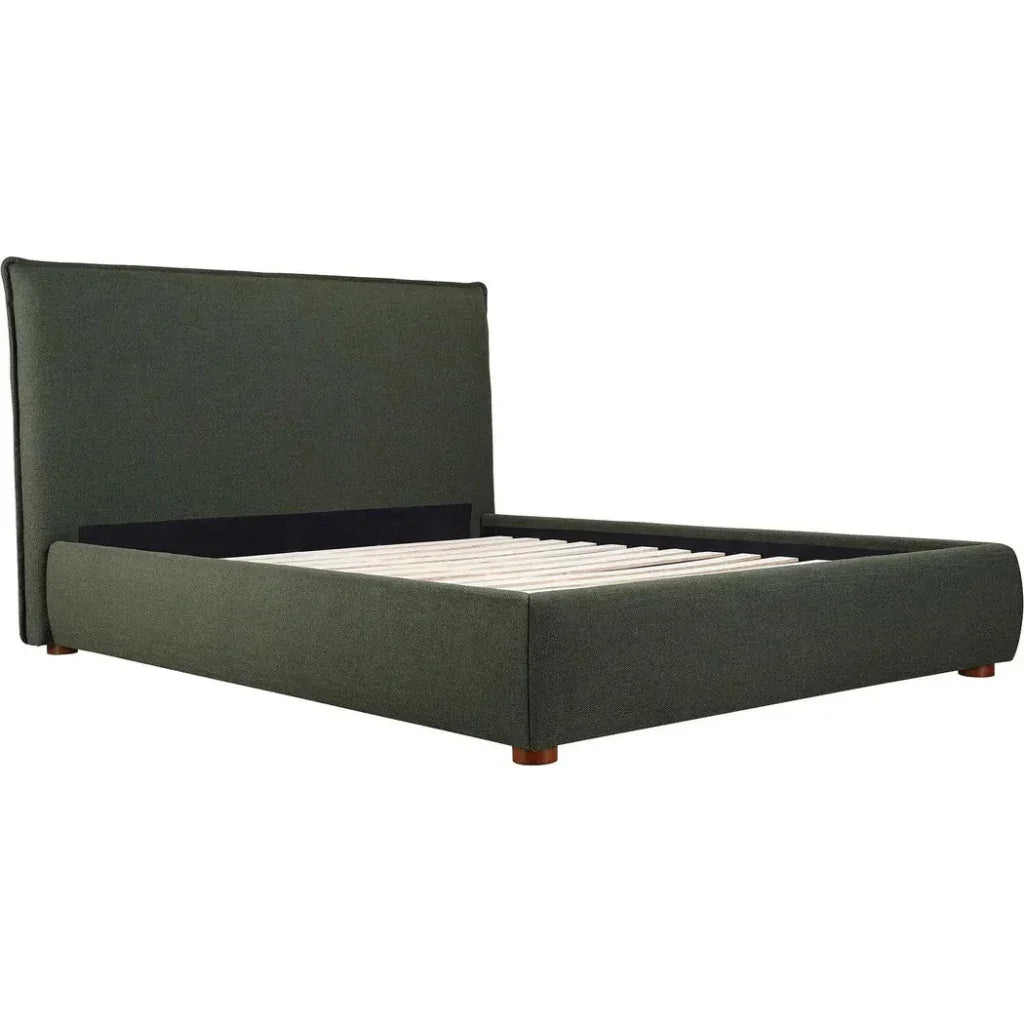 Luzon Wood Green Bed - LOOMLAN - Moe's Home - Beds