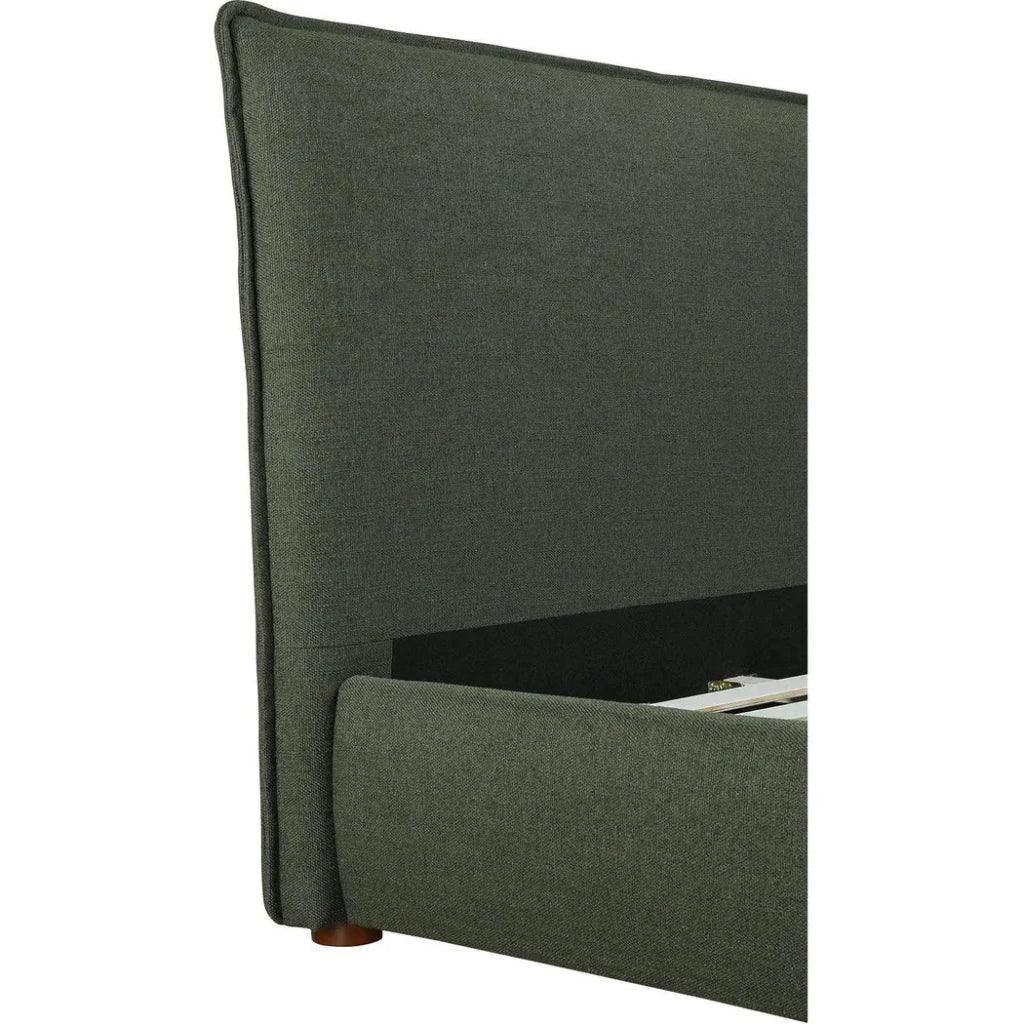 Luzon Wood Green Bed - LOOMLAN - Moe's Home - Beds