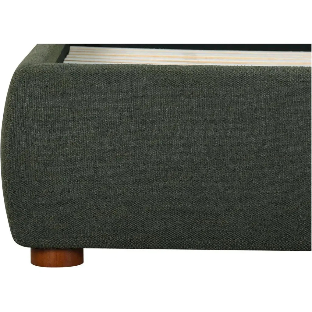 Luzon Wood Green Bed - LOOMLAN - Moe's Home - Beds