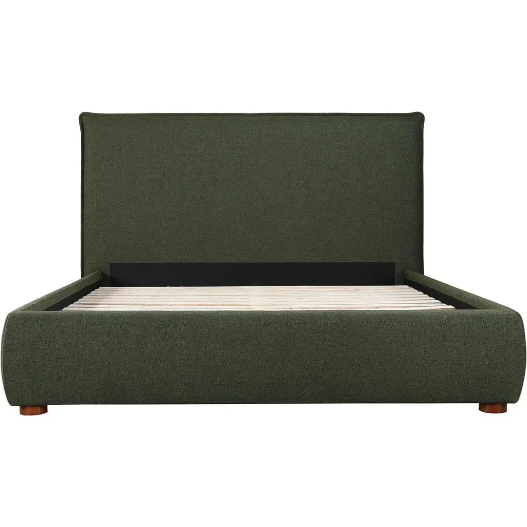 Luzon Wood Green Bed - LOOMLAN - Moe's Home - Beds