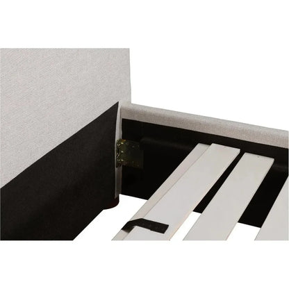 Luzon Wood Wheat Queen Bed - LOOMLAN - Moe's Home - Beds