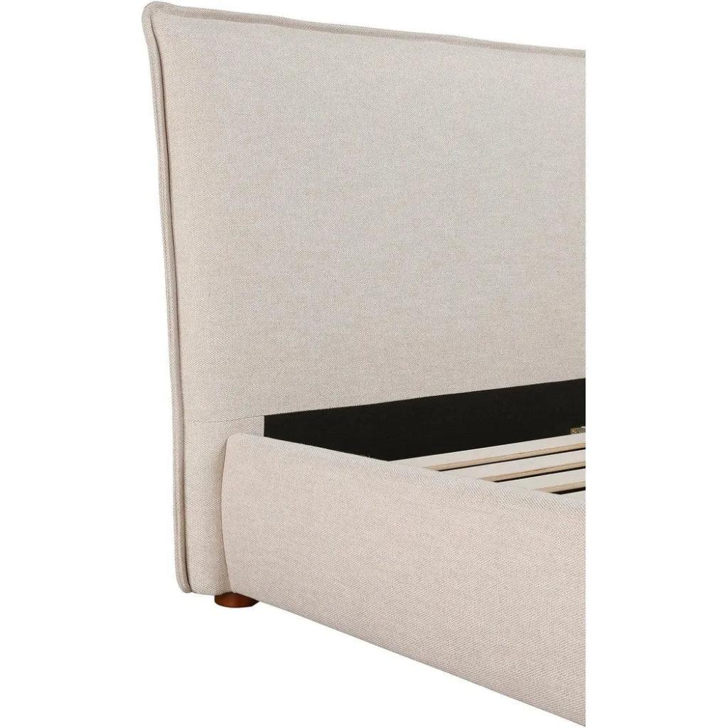 Luzon Wood Wheat Queen Bed - LOOMLAN - Moe's Home - Beds