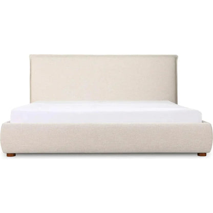 Luzon Wood Wheat Queen Bed - LOOMLAN - Moe's Home - Beds