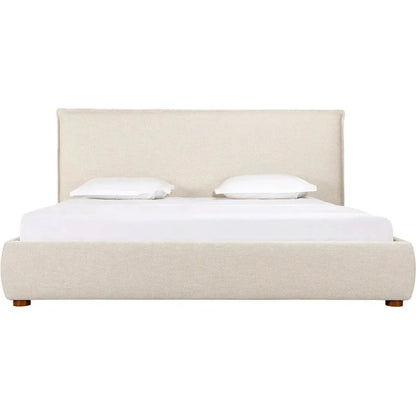 Luzon Wood Wheat Queen Bed - LOOMLAN - Moe's Home - Beds